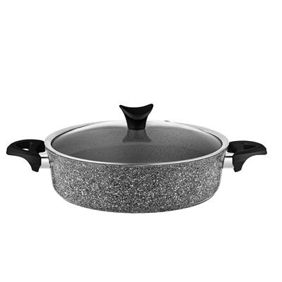 Taç Master Cook 4lü 7 Parça Granit Tencere Seti Gri
