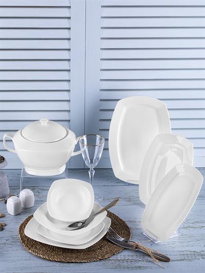 Taç Minima 55 Parça 12 Kişilik Yemek Takımı