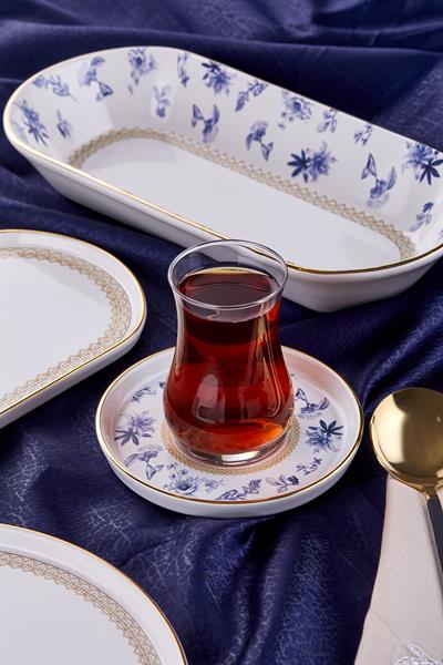 Taç Ornella Bird 37 Parça 6 Kişilik Kahvaltı Takımı