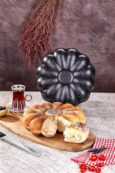 Taç Papatya Kek Kalıbı Siyah