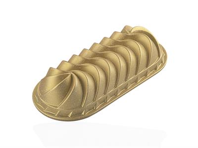 Taç Rüzgar Gülü Baton Döküm Kek Kalıbı Gold