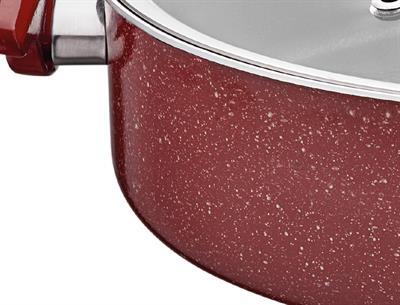 Taç Titan Granit Basık Tencere 26cm