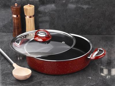 Taç Titan Granit Basık Tencere 26cm