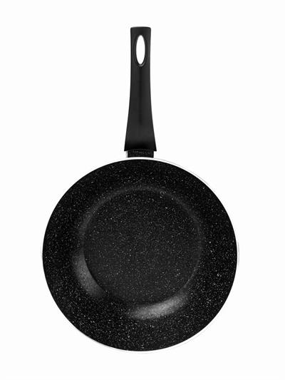 Taç Ultra Granit Plus Wok Tava 24 cm Siyah