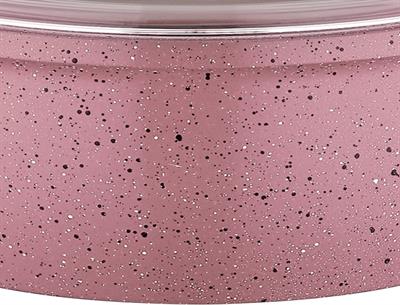 Taç Vision Döküm Derin Tencere 20 cm Pembe