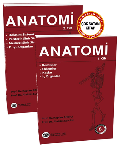ARINCI Anatomi 2 Cilt (Güncellenmiş 8. Baskı)