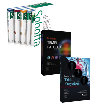 ORİJİNAL Sobotta Atlas + Robbins + Guyton SETİ (3 ÇOK SATAN TEK SETTE)