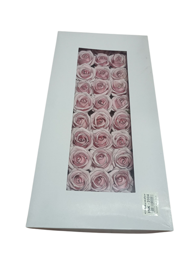 Pembe Kılçıllı Sabun Gül Tekli