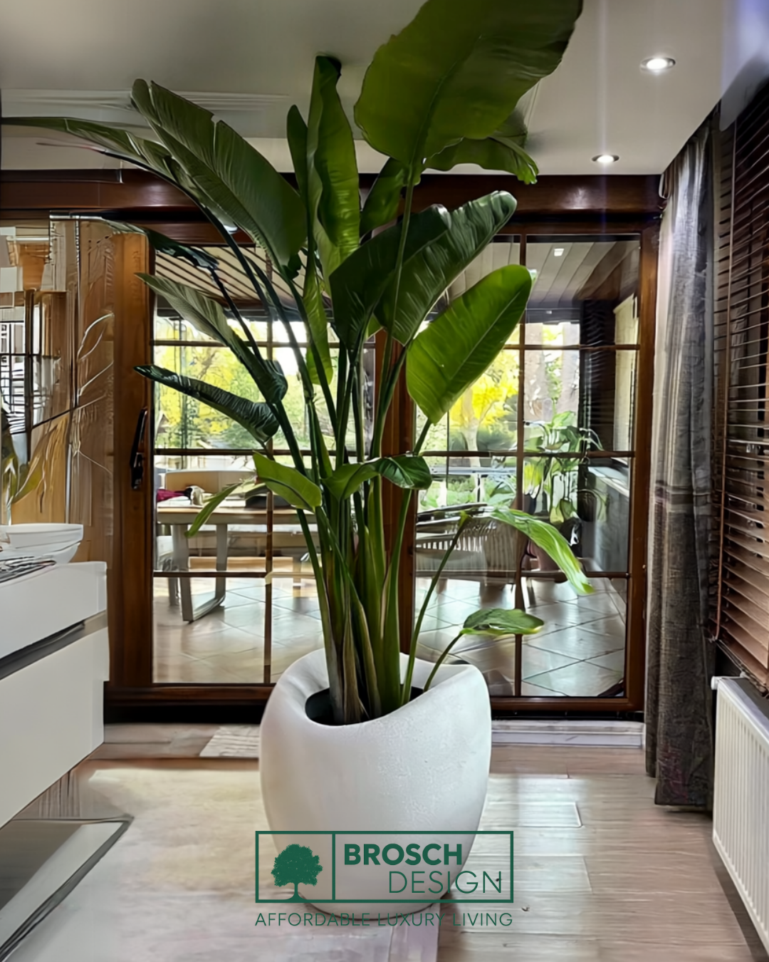 Bitkili Saksı 70x70 cm