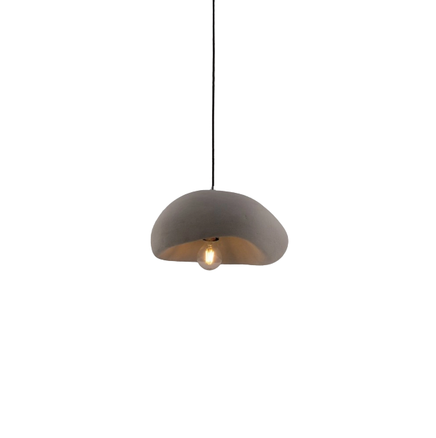 Sarkıt Beton Avize 30 cm Gri