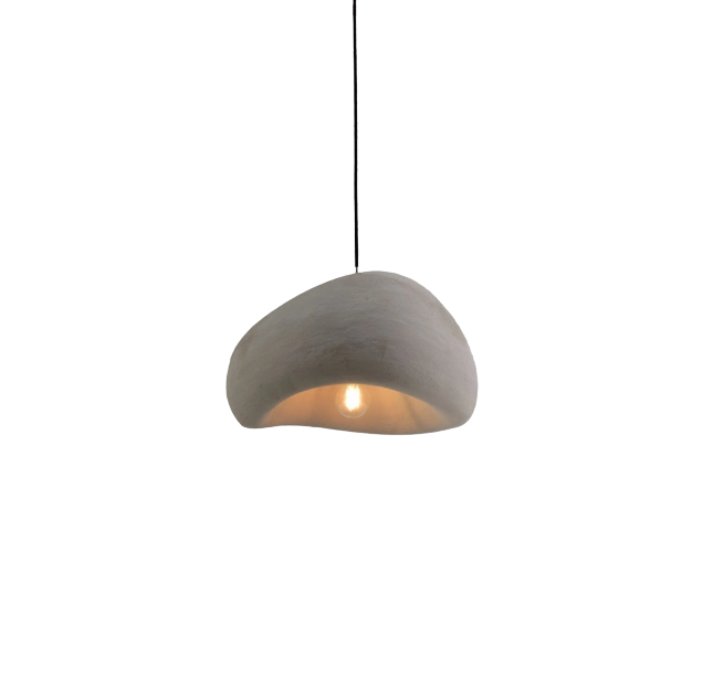 Sarkıt Beton Avize 40 cm Gri