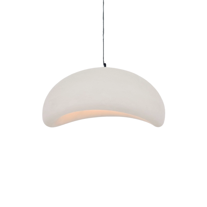 Sarkıt Beton Avize 60 cm Beyaz