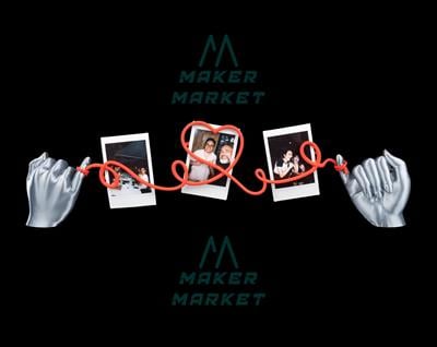 3D Baskı El Figürlü Fotoğraf Tutucu