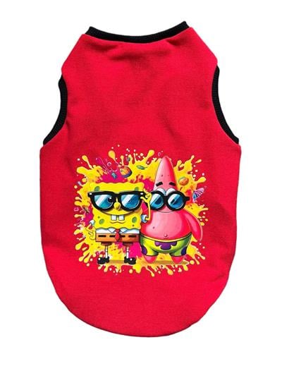 AP2229 Kırmızı Atlet Sunger Bob