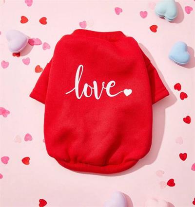 AP2393 KIRMIZI SWEAT LOVE