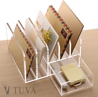 5 Bölmeli Fonksiyonel Çekmeceli Çok Amaçlı Modern Dergilik Organizer Düzenleyici | Ev & Ofis İçin Tuva Premium Tasarım