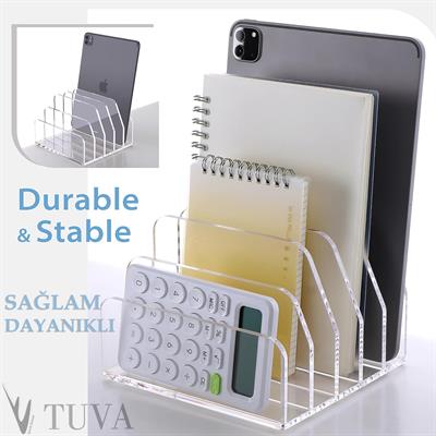 5 Bölmeli Modern Yeni Nesil Organizer | Masa Üstü & Dolap İçi Elit Avangard Düzenleyici | TUVA Elit Dekorasyon