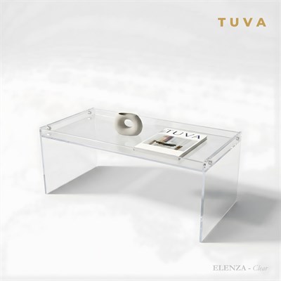 ELENZA | Premium Akrilik Tepsi Tasarım Orta Sehpa | TUVA - Eleva Collection