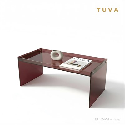 ELENZA | Premium Akrilik Tepsi Tasarım Orta Sehpa | TUVA - Eleva Collection