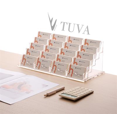 Elit ve Modern Tasarım Zarif Pleksi Kartvizitlik | Minimalist Yeni Nesil Masaüstü Organizer | Tuva Premium Koleksiyon 
