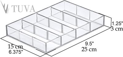 Modern 4 Bölmeli Yeni Nesil Elit Gözlük Takı Makyaj Organizer Düzenleyici | Tuva Premium Tasarım | Tekli Paket