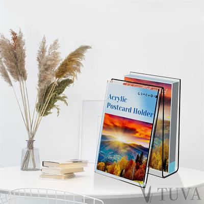Modern Yeni Nesil Pleksi Fotoğraflık Afişlik Sunum Stand Menü Broşürlük | Yatay & Dikey Kullanım | Tuva Premium Tasarım