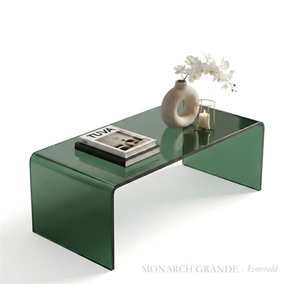 MONARCH Grandé | Monoblok Pleksi Orta Sehpa | Modernizmin İkonu & Elit Tasarım | Tuva Premium Mobilya - Monarch Serisi