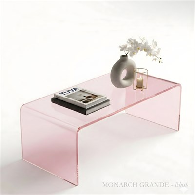 MONARCH Grandé | Monoblok Pleksi Orta Sehpa | Modernizmin İkonu & Elit Tasarım | Tuva Premium Mobilya - Monarch Serisi