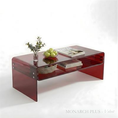 MONARCH Plus + | Büküm Ara Raflı Modern Orta Sehpa | Monoblok Modern Yapı | Tuva Yeni Nesil Mobilya