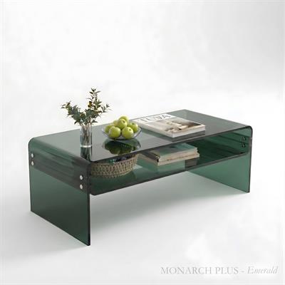 MONARCH Plus + | Büküm Ara Raflı Modern Orta Sehpa | Monoblok Modern Yapı | Tuva Yeni Nesil Mobilya