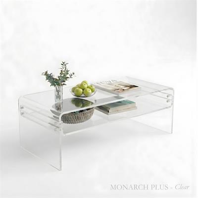 MONARCH Plus + | Büküm Ara Raflı Modern Orta Sehpa | Monoblok Modern Yapı | Tuva Yeni Nesil Mobilya