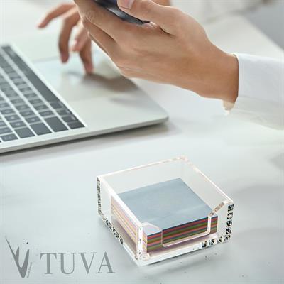 Not ve Evrak Düzenleyici Masaüstü Organizer | Modern Tuva Pleksi Masa Üstü Düzenleyici | Tuva Premium Tasarım