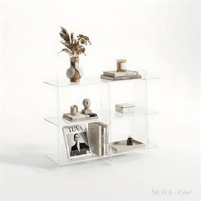 NOVA | Açık Geniş Raflı Modern Şifonyer & Komodin | Premium Modüler Raf Ünitesi | Tuva Yeni Nesil Mobilya