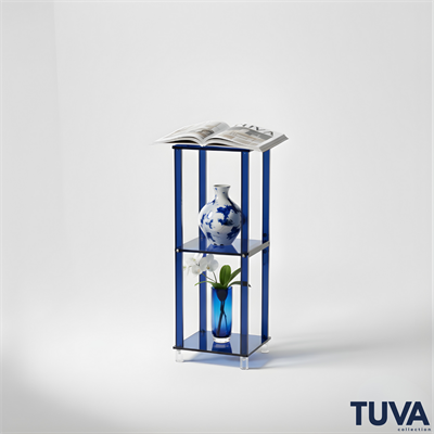 SHELTER | Çubuk Ayaklı Renk Seçenekli Ara Raflı Komodin & Yan Sehpa | TUVA Yeni Nesil Mobilya