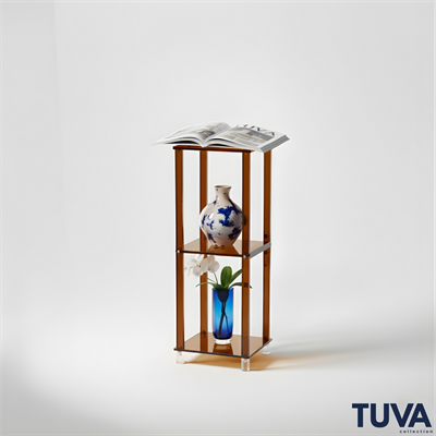 SHELTER | Çubuk Ayaklı Renk Seçenekli Ara Raflı Komodin & Yan Sehpa | TUVA Yeni Nesil Mobilya