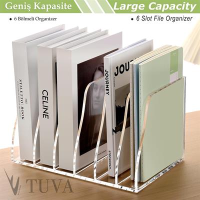 Sürrealist Kıvrım Bölmeli Premium Organizer | Masa Üstü & Dolap İçi Modern Düzenleyici | TUVA Elit Dekorasyon