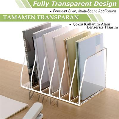 Sürrealist Kıvrım Bölmeli Premium Organizer | Masa Üstü & Dolap İçi Modern Düzenleyici | TUVA Elit Dekorasyon