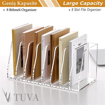 Sürrealist Kıvrım Bölmeli Premium Organizer | Masa Üstü & Dolap İçi Modern Düzenleyici | TUVA Elit Dekorasyon