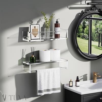 Tuva FLEXWALL | Modern Çubuklu Duvar Raf & Organizer | Banyo ve Ev İçin Çok Fonksiyonlu | Tuva Yeni Nesil Dekorasyon
