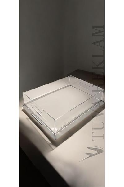Zarif Formlu Premium Pleksi Tepsi | TUVA Collection