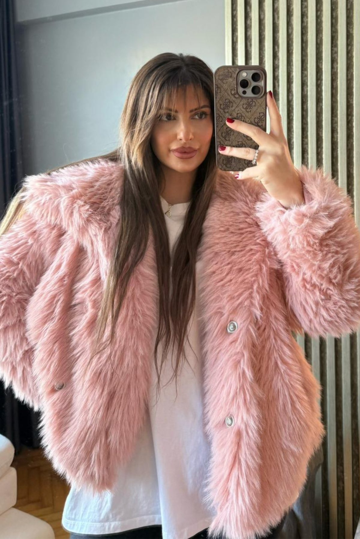 Pembe Premium Kürk