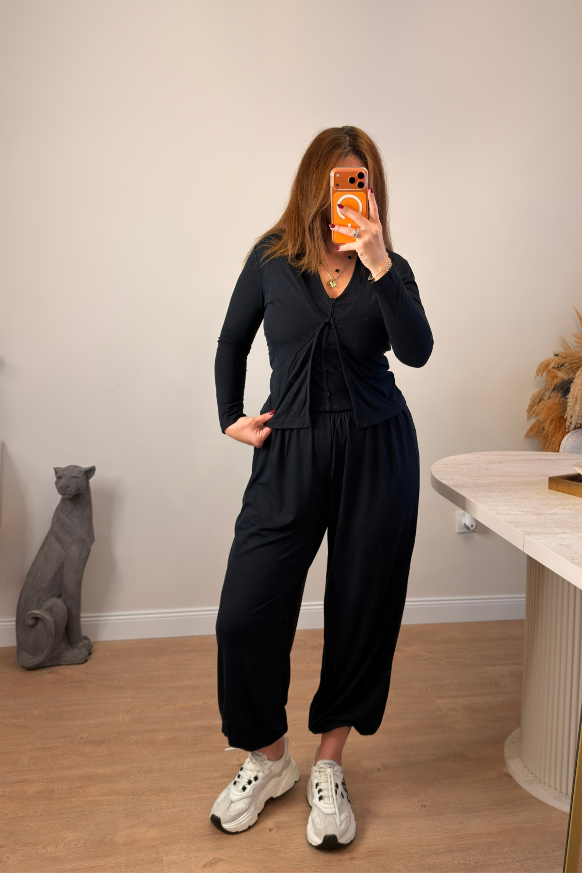 Siyah Zr Model Yelekli Takım
