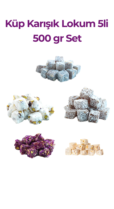 Lokum Küp Karışık 500 gr