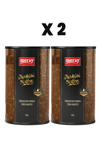 Meray Türk Kahvesi 250 gr Teneke Kutu x 2 