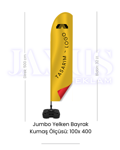 Jumbo Yelken Bayrak Set - 32 Lt