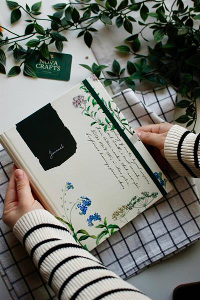 Nova Crafts Botanical Journal Gizli Spiralli Defter