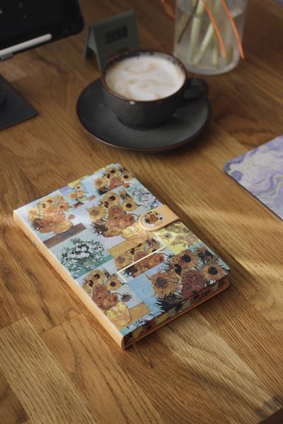 Nova Crafts Van Gogh Ayçiçeği Tablosu Temalı Sanatsal Defter –  | Van Gogh Defter