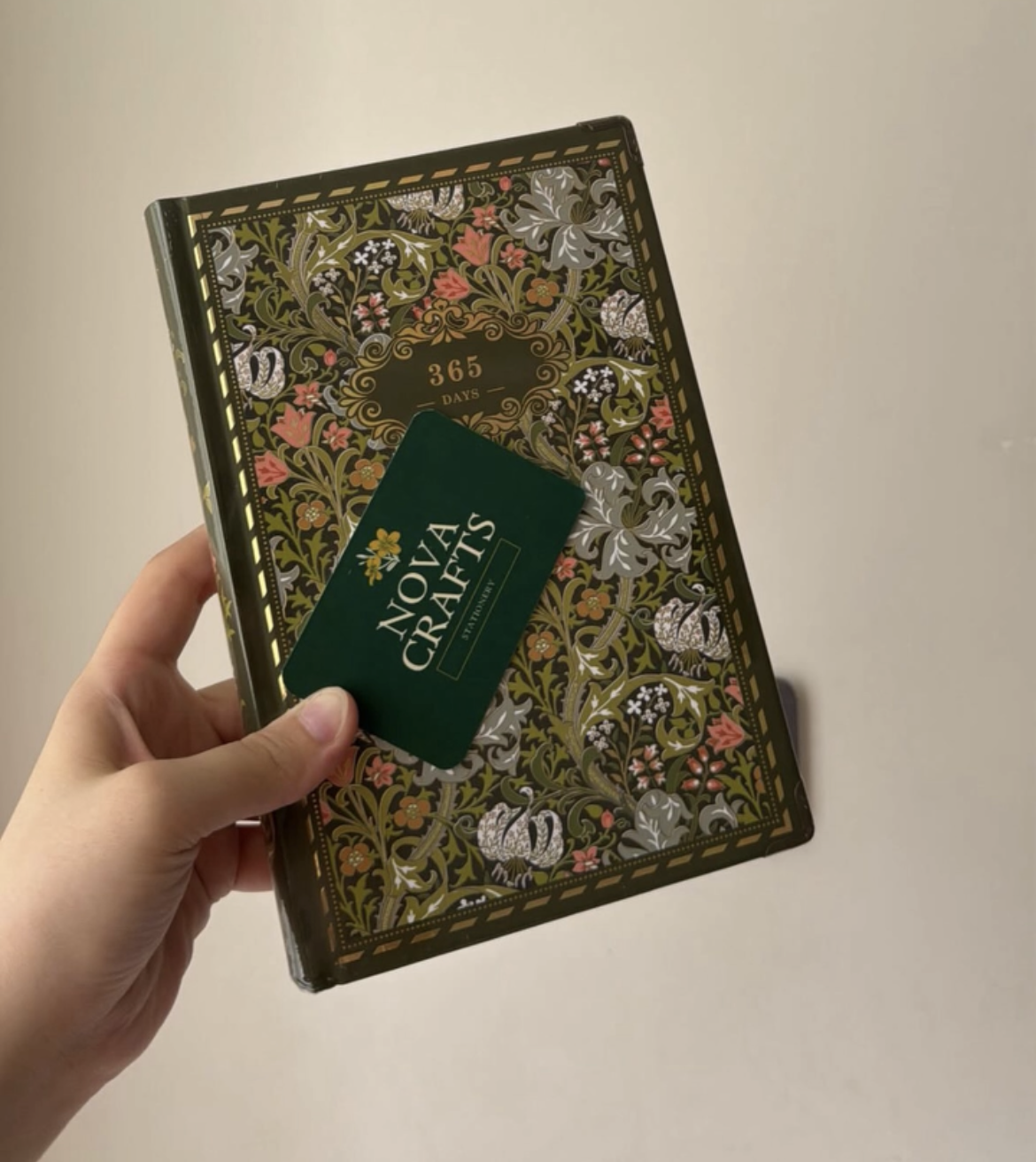 Nova Crafts Secret Garden Yeşil Defter