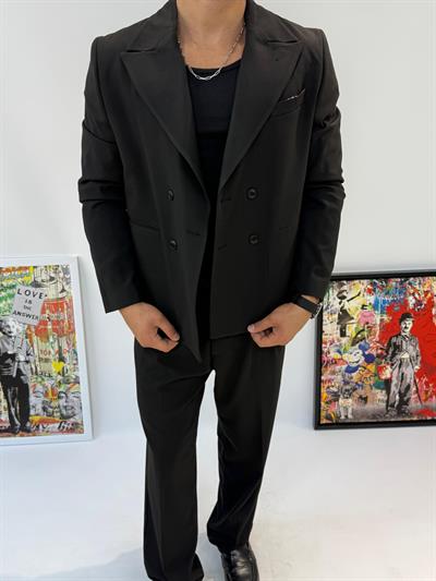 Oversize Takım Elbise Siyah