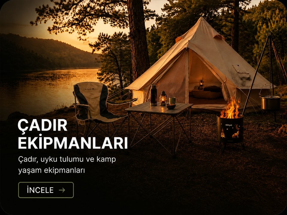 Kamp çadırları ve çadır ekipmanları